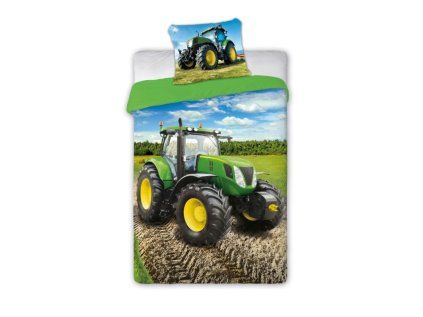 FA 072495 povleceni traktor zeleny