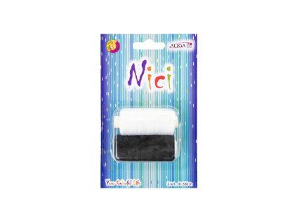 Nitě 2 ks na blistru - bílá a černá