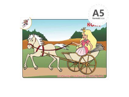 omalovanka a5 kone