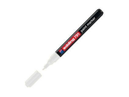 popisovac lakovy edding 791 bily