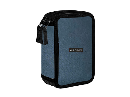 penal 3 p prazdny unicolor blue