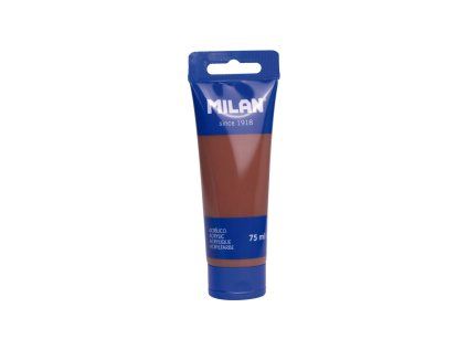 barva akrylova milan 75 ml hneda sienna