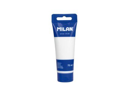 barva akrylova milan 75 ml bila
