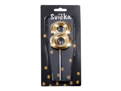 svicka dortova party zlata c 8