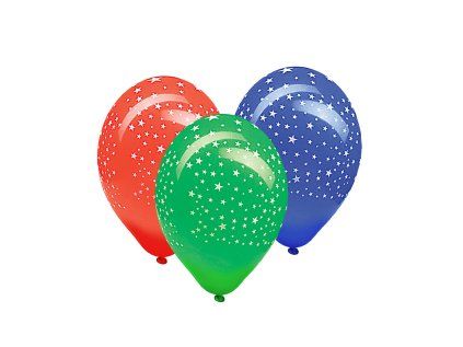balon l 30 cm hvezdy 100 ks