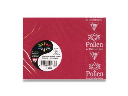 obalka cf 100x75 mm cervena 120g 20ks