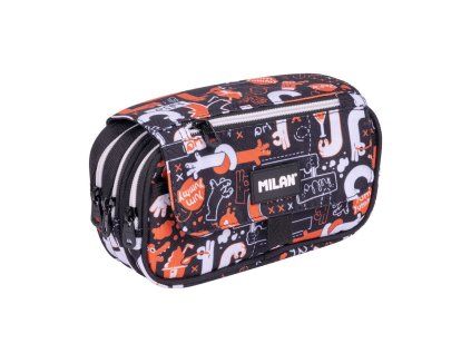 penal 4 zipovy s klopou milan serie fingers