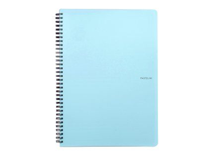 spiralovy blok pp pastelini a5 60 listu modry