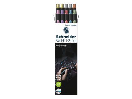 marker schneider paint it 020 metallic hrot 1 2 mm sada 10 ks