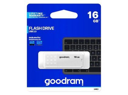 goodram usb flash disk usb 2 0 16gb ume2 0160w0r11 usb a s krytem bily cerny
