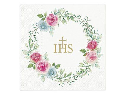 ubrousky paw l 33x33cm delicate roses