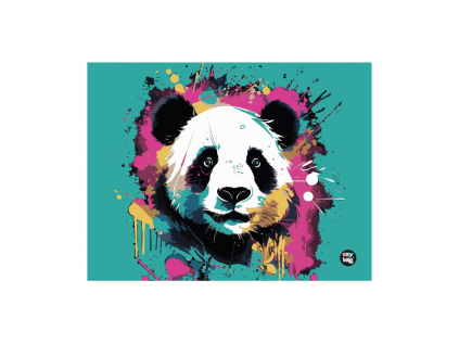 ubrus do vytvarne vychovy 65x50cm panda