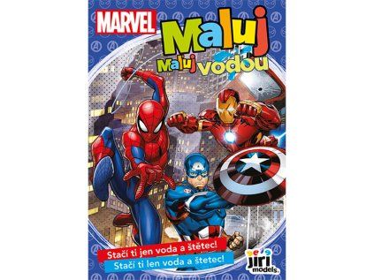 omalovanka maluj vodou jm a5 marvel