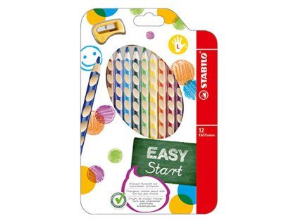 pastelky trojhranne stabilo easycolors pro levaky 12 ks