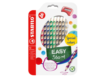 pastelky stabilo easycolors pro pravaky 12 ks sada se struhadlem