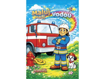 omalovanka a4 maluj vodou hasici