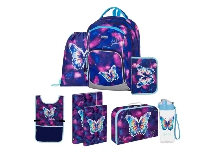 9346 skolni set 8ks oxy go motyl fialovy