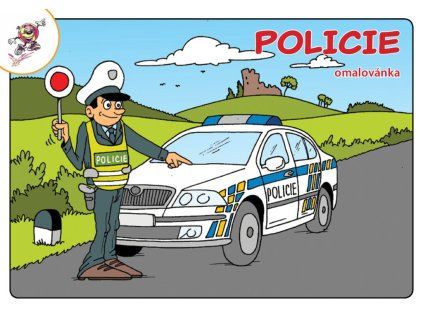 MP omalovánky A5 Policie