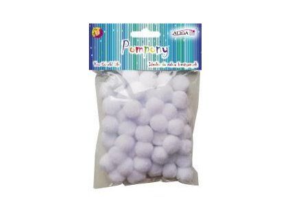 Bambule bílé 2 cm 60 ks