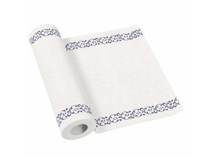 stredovy pas airlaid 40cm x 24m elegant frame bila