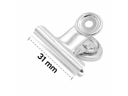 klip pruzinovy 31 mm s magnetem