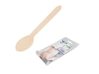 Lžíce dřevěná 16cm [10 ks]