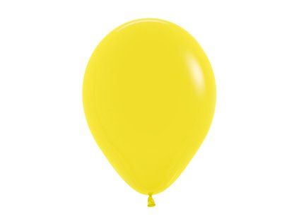 balon solid 25 cm zluty 100ks