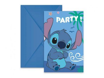 Pozvánky 6 ks STITCH