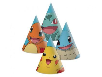 Párty čepička Pokemon 6ks
