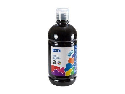 barva temperova 500ml cerna