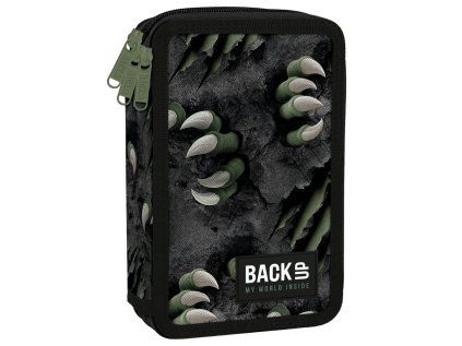 Penál 3 zipy vybavený - Rex