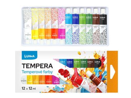 Temperové barvy LUMA 12 barev