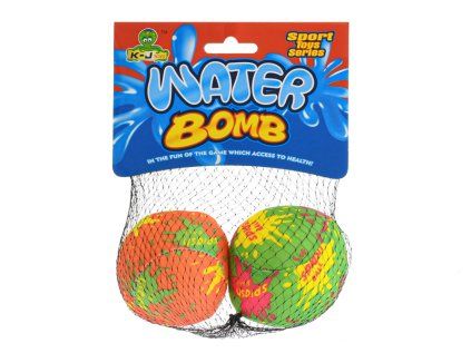 vodni bomba neon 7cm 2ks v sitce