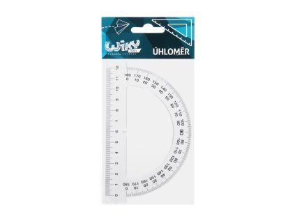 Úhloměr transparentní 12cm