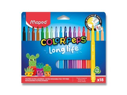 fixy maped long life 2 0 sada 18 barev