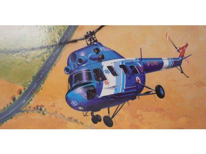 Vrtulník Mi 2 - Policie 1:48