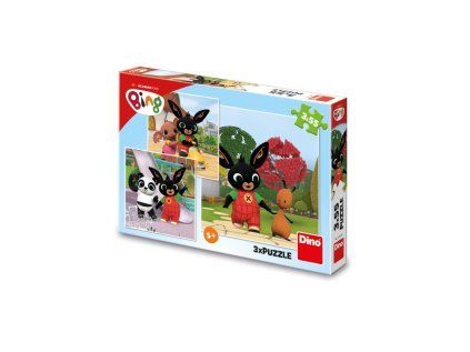 BING SI HRAJE 3x55 Puzzle