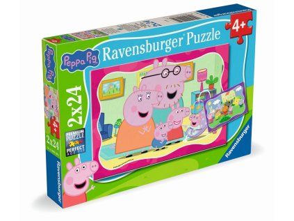 Prasátko Peppa 2x24 dílků