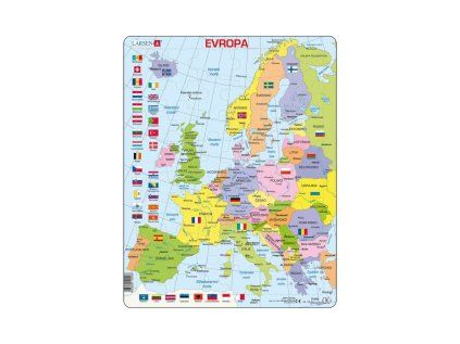 EVROPA POLITICKÁ MAPA 48 d. EDU Puzzle