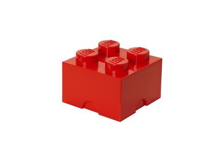 LEGO úložný box 4 - červená