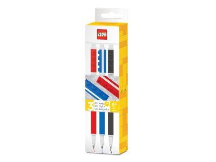 LEGO Gelová pera, mix barev - 3 ks