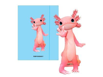 Desky s gumou A4 Teddies a Aksolotl