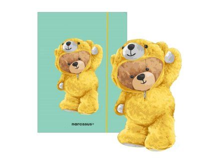 Desky s gumou A4 Teddies a Medvídek v teplákovce