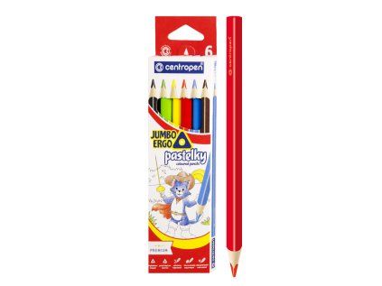 Pastelky CENTROPEN 9522 Jumbo Ergo 6barev