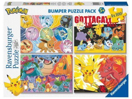 Pokémon 4x100 dílků