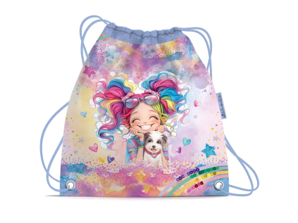 sacek na prezuvky rainbow ella