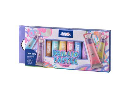 temperove barvy brillio 12 ml sada 10 ks
