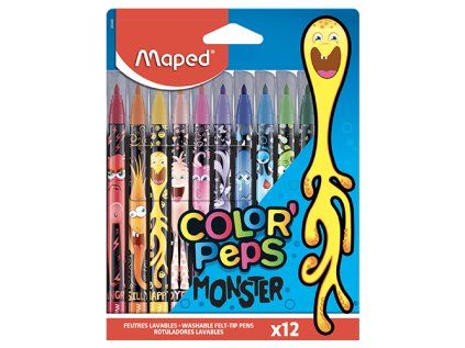 fixy maped color peps monster 12 ks