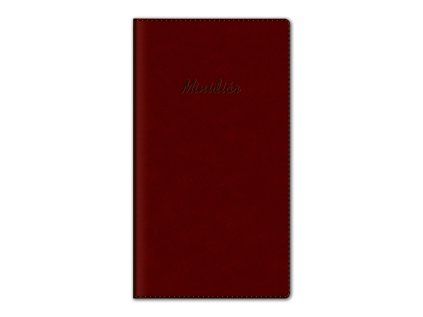 diar mini 2027 tydenni pvc bordo