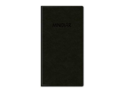 diar mini 2027 mesicni pvc cerny